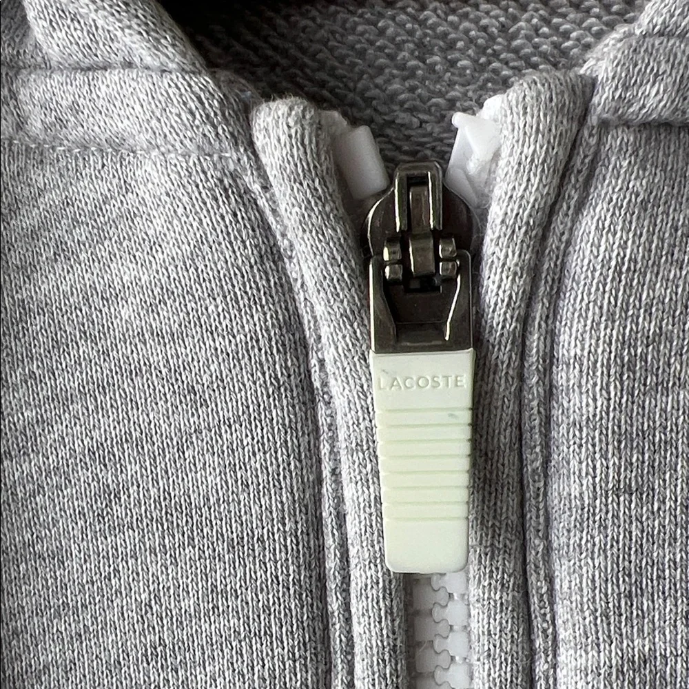 Lacoste Men's Zip-Up Gray Sweater - Picture 4 of 9